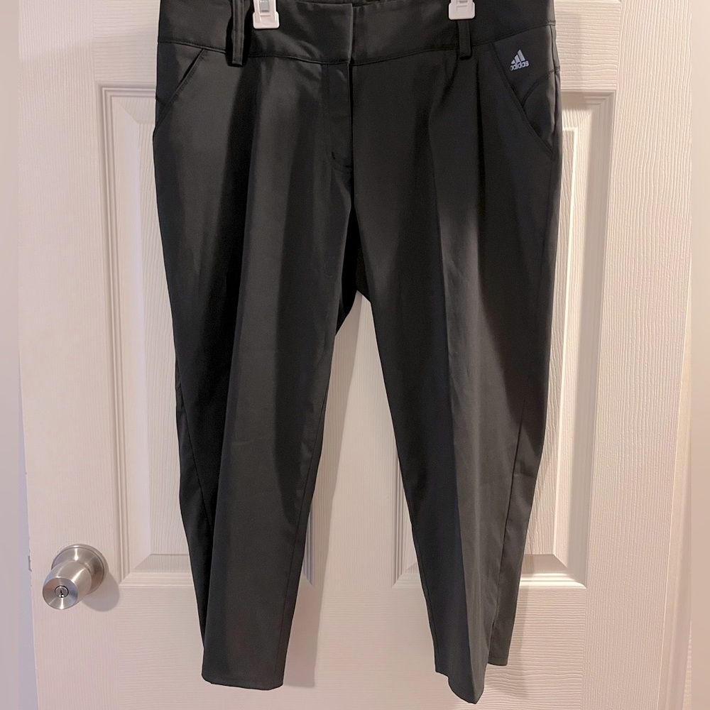 Women's Dark Gray Adidas Golf Capri Pants